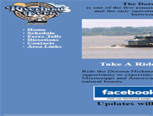 Tablet Screenshot of dorena-hickmanferryboat.com